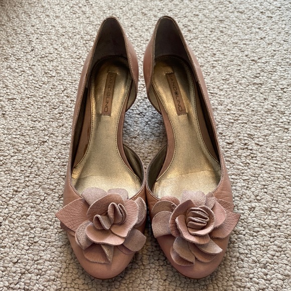 Bandolino size 7.5 blush pink wedges - Picture 1 of 8